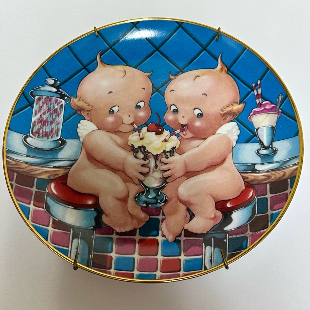 Vintage 1994 Kewpie Delight by Gary Otteson Classic Kewpies Collectors Plate